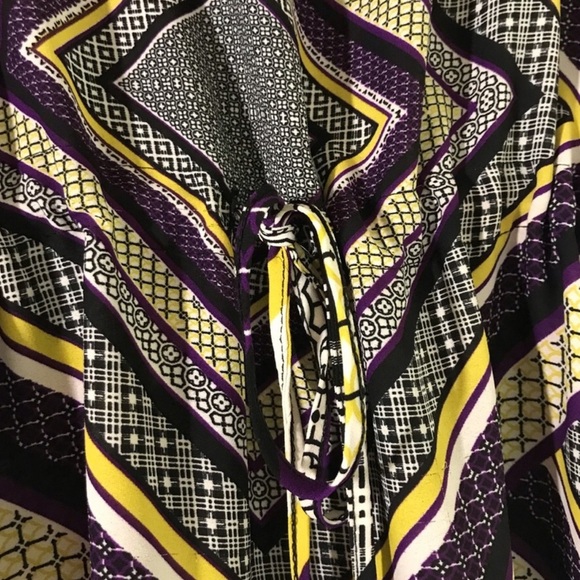 HALO Geometric Print Swim Coverup - Picture 4 of 5